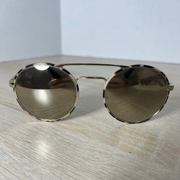 RARE! Prada SPR51S UAO-1C0 Sunglasses Beige Tortoise Silver READ DESC 54-22-135 main image 13